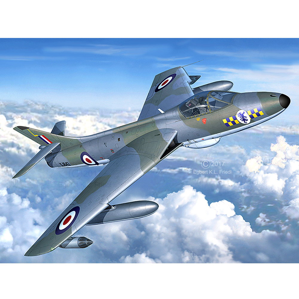 REVELL 100 YEARS RAF: HAWKER HUNTER FGA.9 1:72 03908