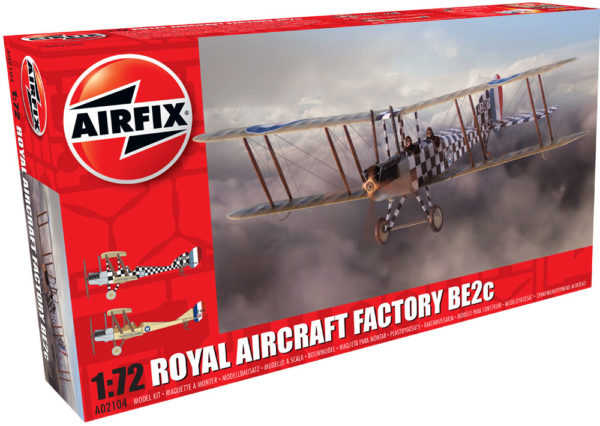 ROYAL AIR FACTORY BE2C AIRFIX 02104 Plastic Model Kit