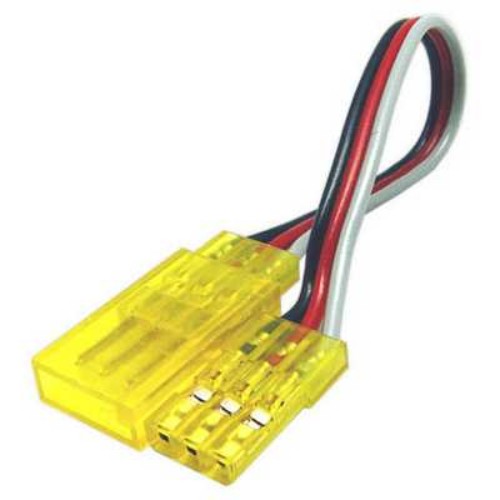 TY1 SERVO EXTENSION LEAD 300MM YELLOW TY405430Y 60 STRAND GOLD PIN