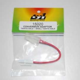 TY1 TAMIYA MALE TO SMALL MALE TY15020