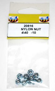TY1 NYLON NUT 4/40 - 10
