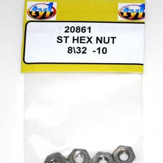 TY1 ST HEX NUT 8/32 - 10