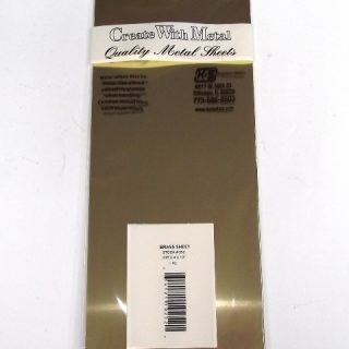 K&S METAL #252 BRASS SHEET .015 4X10' 1PC