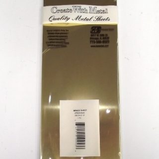 K&S METAL #253 BRASS SHEET .032 4X10' 1PC