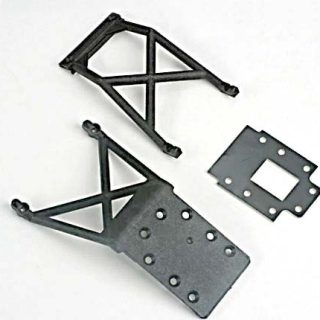 4133 (PART) TRAXXAS SKID PLATES F & R