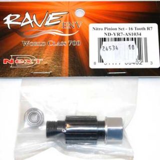 NITRO PINION SET - 16 TOOTH R7
