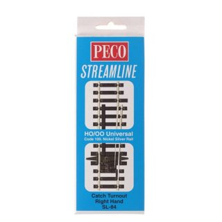 PECO SL84 R/H CATCH TURNOUT
