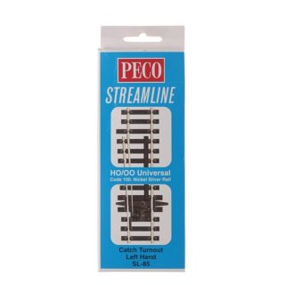 PECO SL85 L/H CATCH TURNOUT