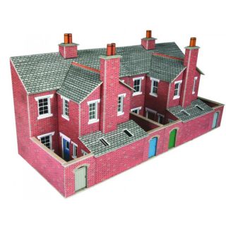 METCALFE PO276 LOW RELIEF TERRACE BACKS RED