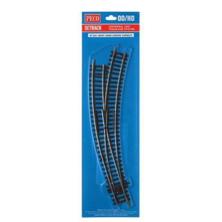 PECO ST244 R/H CURVED POINT HO