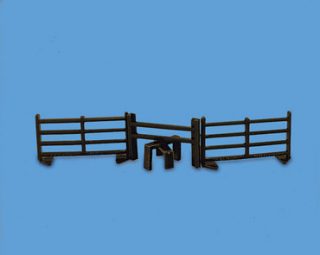 MODEL SCENE 5024 OO STILE WITH TWO FENCES HO