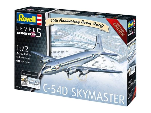 REVELL C-54D BERLIN AIRLIFT "701TH ANNIVERSARY" 1:72 03910