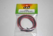 TY1 SILICONE BATT WIRE16G RED/BLACK 1METER TY4066