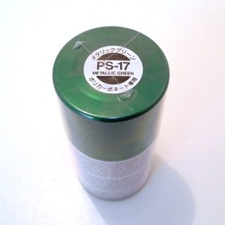 PS-17   TAMIYA POLYCARBONATE PAINT METALLIC GREEN