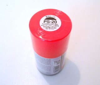 PS-20   TAMIYA POLYCARBONATE PAINT FLOURO RED