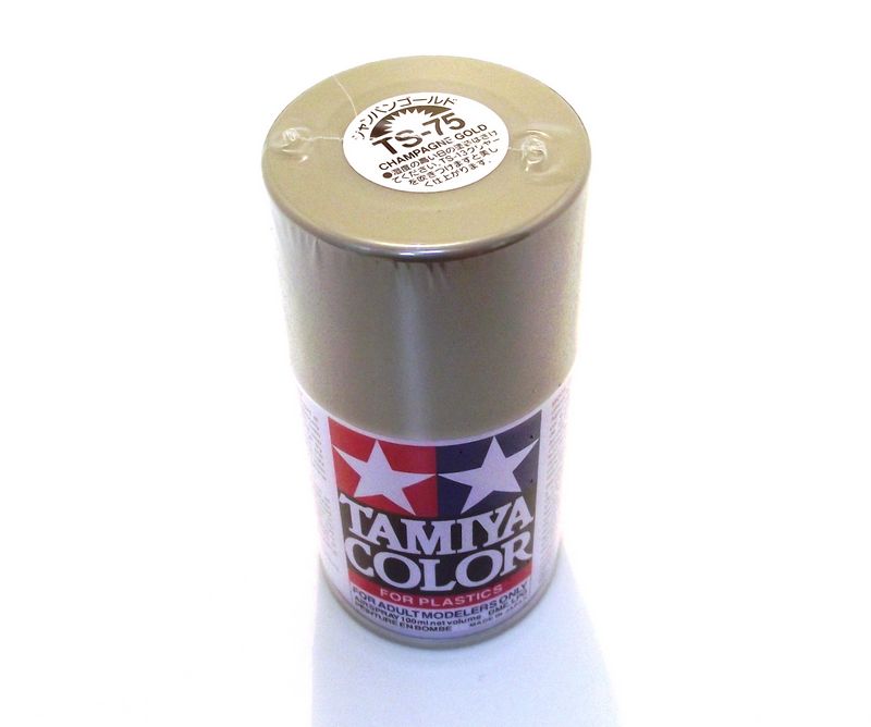 TS-75 TAMIYA ACRYLIC SPRAY PAINT CHAMPAGNE GOLD