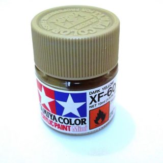 XF-60   TAMIYA ACRYLIC PAINT DARK YELLOW