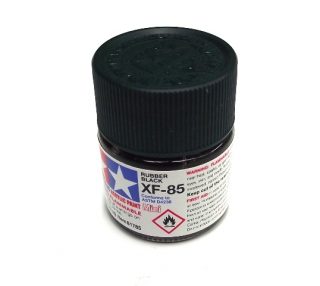 XF-85   TAMIYA ACRYLIC PAINT RUBBER BLACK