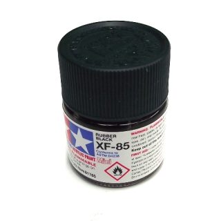 XF-85   TAMIYA ACRYLIC PAINT RUBBER BLACK