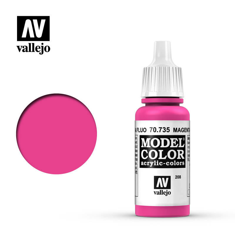 VALLEJO MODEL COLOR FLUORO MAGENTA 17ML AV70735