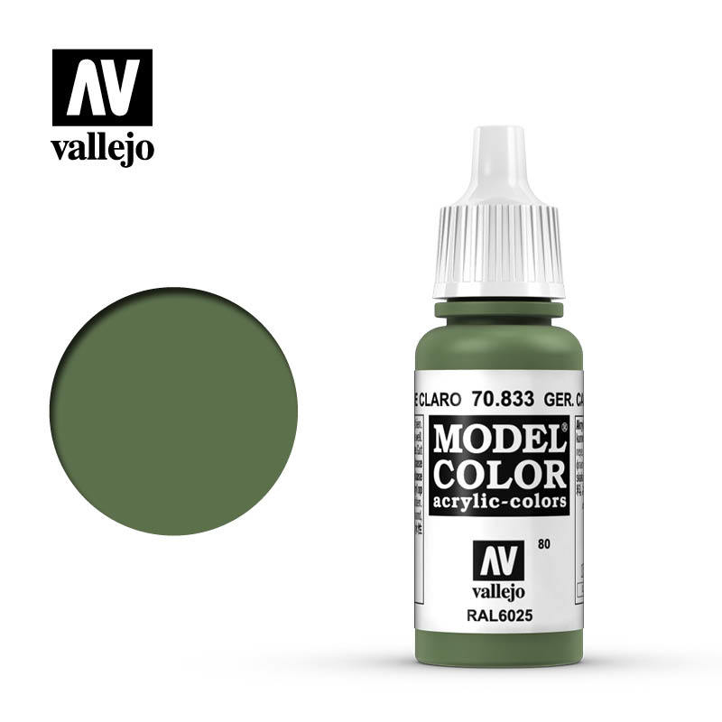 VALLEJO MODEL COLOR GER LIGHT GREEN AV70833