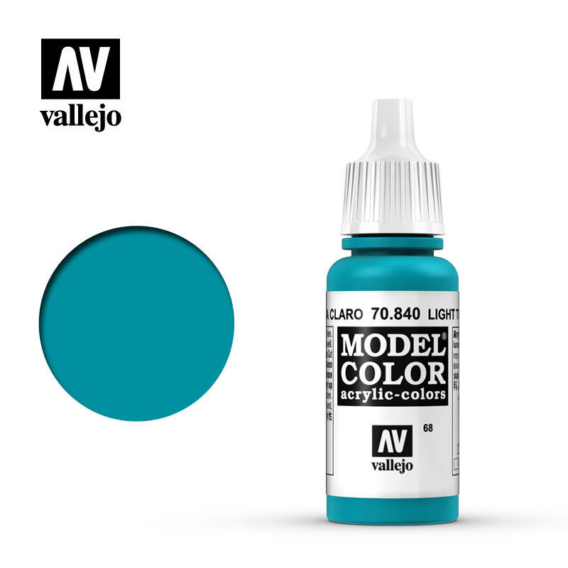 VALLEJO MODEL COLOR LIGHT TURQUOISE AV70840