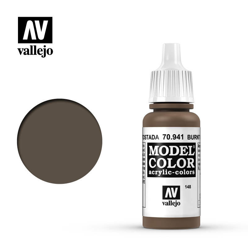 VALLEJO MODEL COLOR BURNT UMBER 17ML AV70941