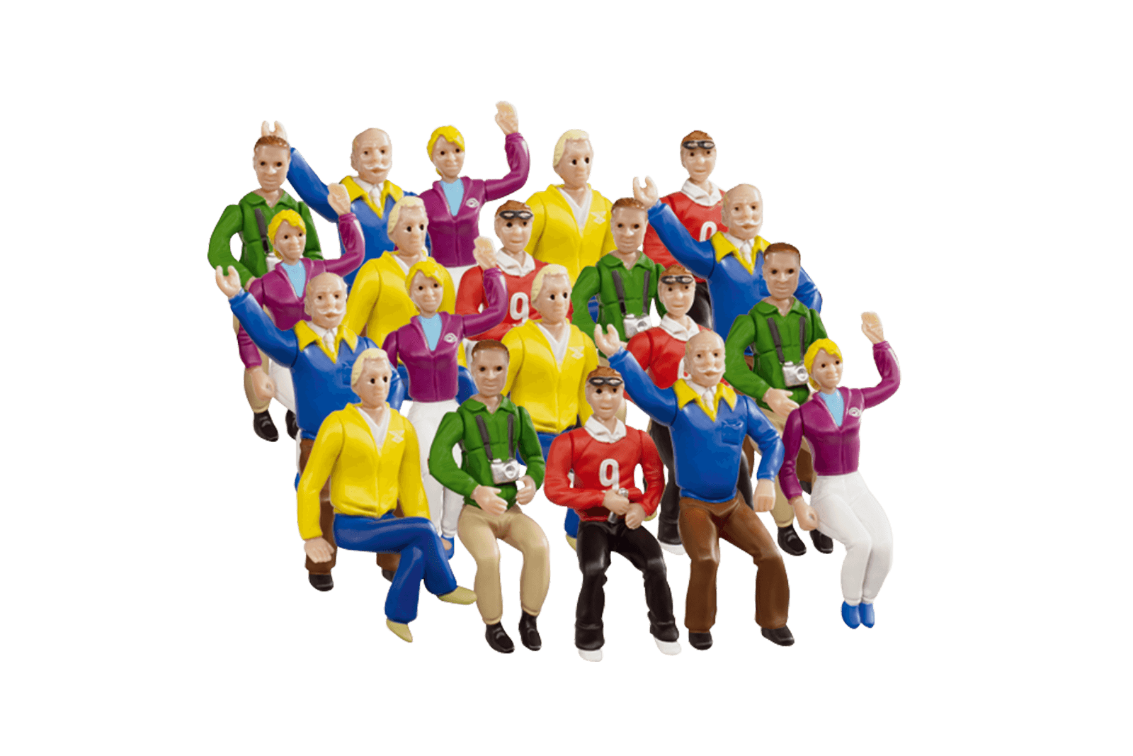 CARRERA 1/32 SITTING FIGURES ACC 20PC 20021129 ZI72521129