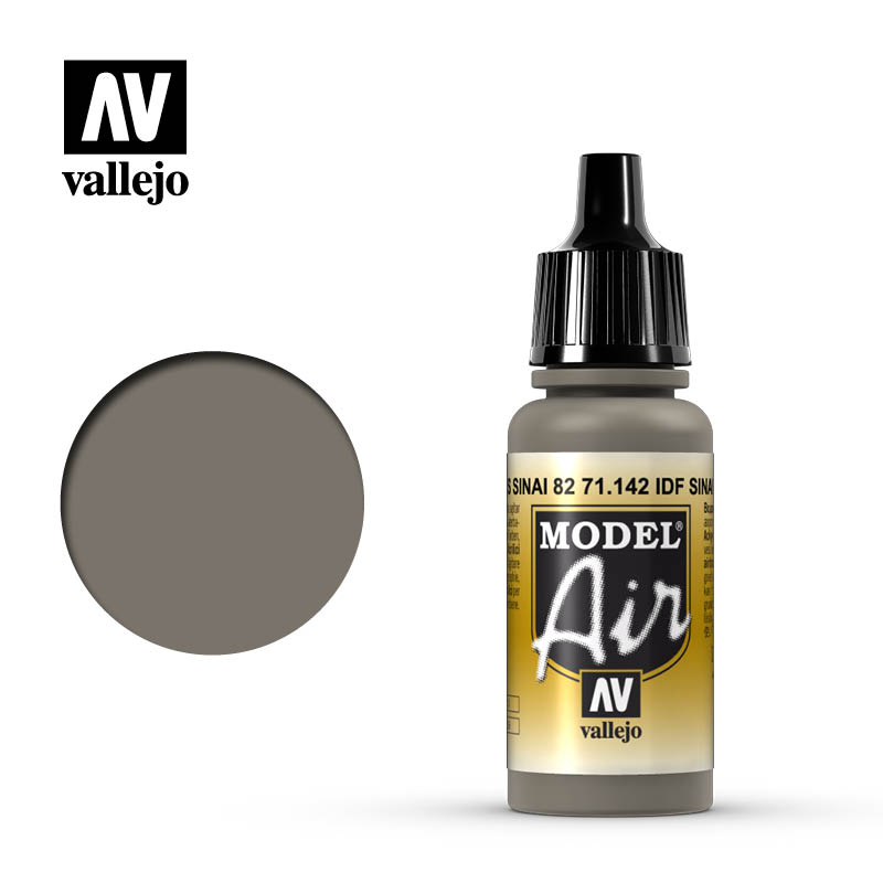 VALLEJO MODEL AIR ACRYLIC PAINT IDF SINAI GREY 71142