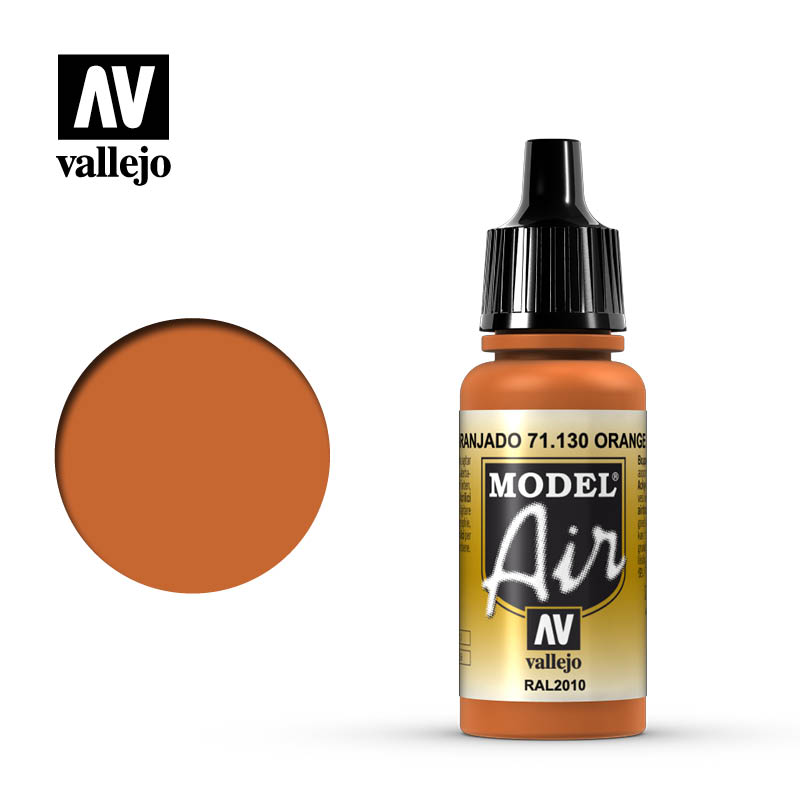 VALLEJO MODEL AIR ACRYLIC PAINT ORANGE RUST 71130