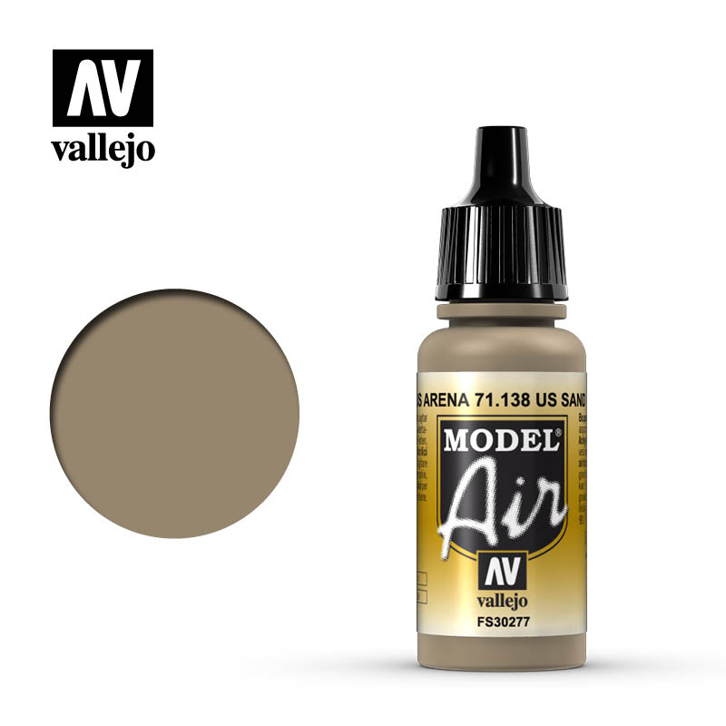 VALLEJO MODEL AIR ACRYLIC PAINT US SAND 71138