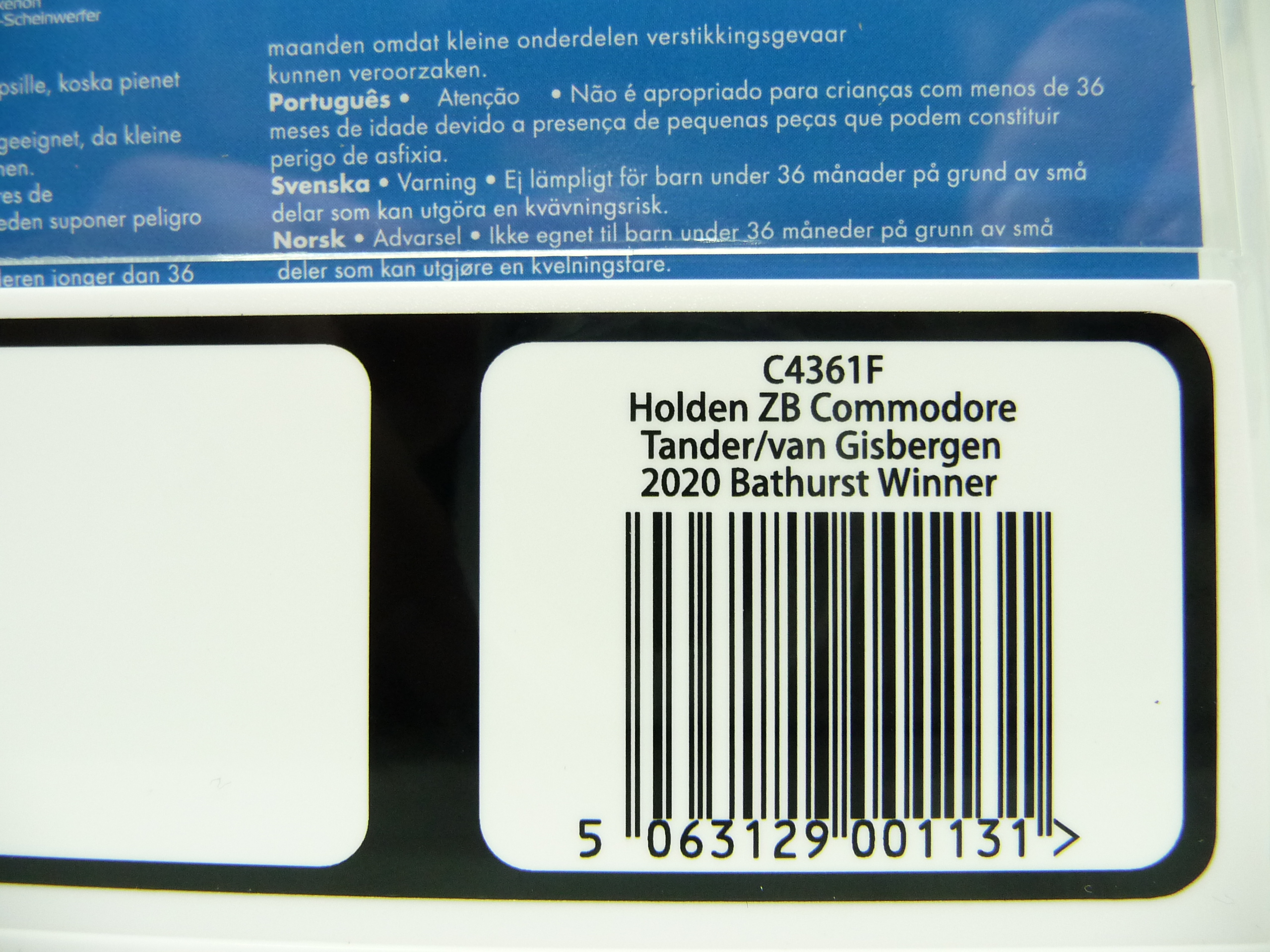 Scalextric C4361 Holden Commodore Zb Supercar 2020 Bathurst Winner - Image 6