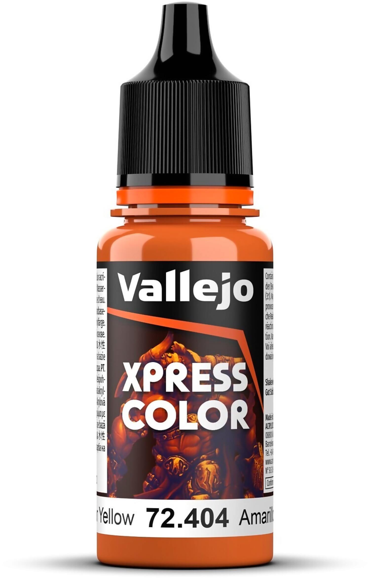 Vallejo Game Colour 72404 Xpress Color Nuclear Yellow 18ml Acrylic Paint - New Formulation