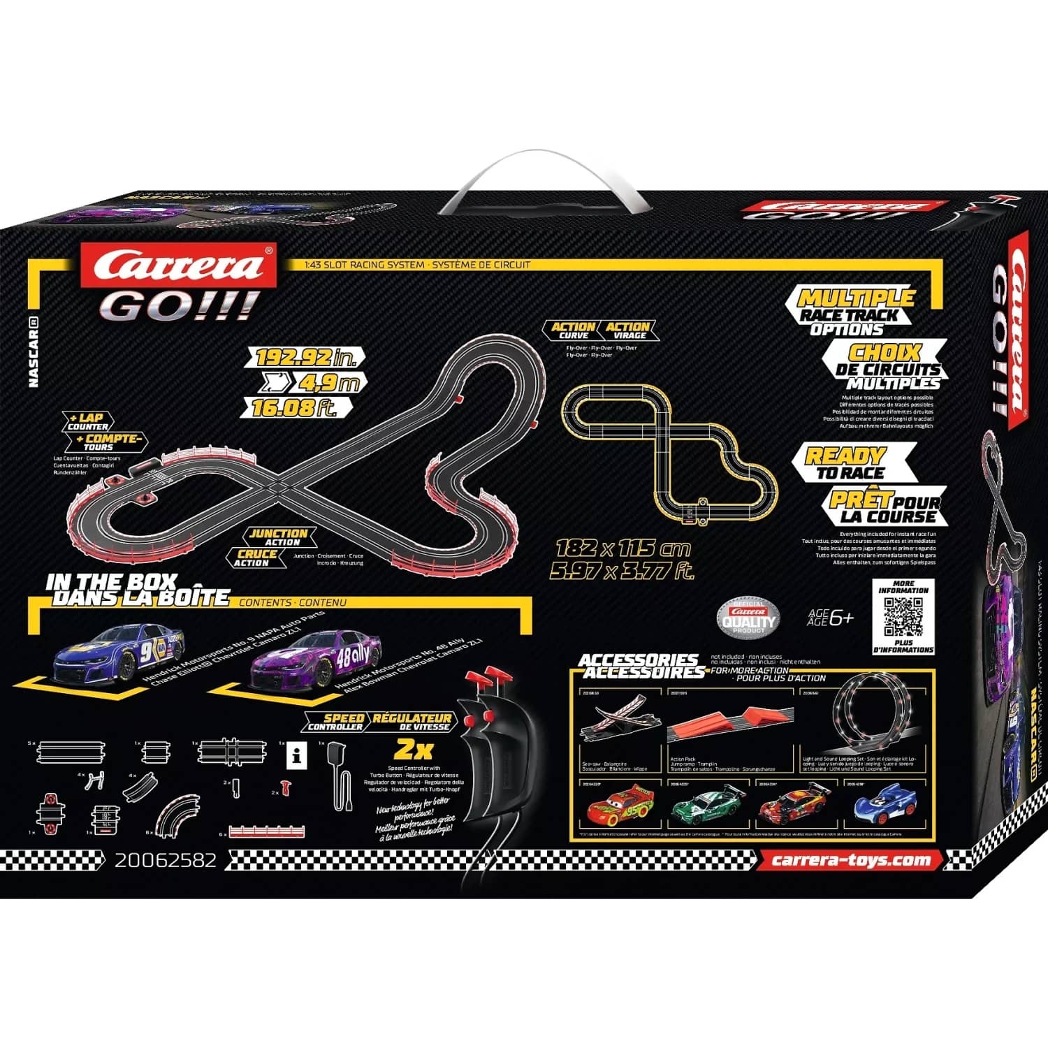 Carrera GO 1:43 - NASCAR Talladega Competition - Slot Car Set - Image 5