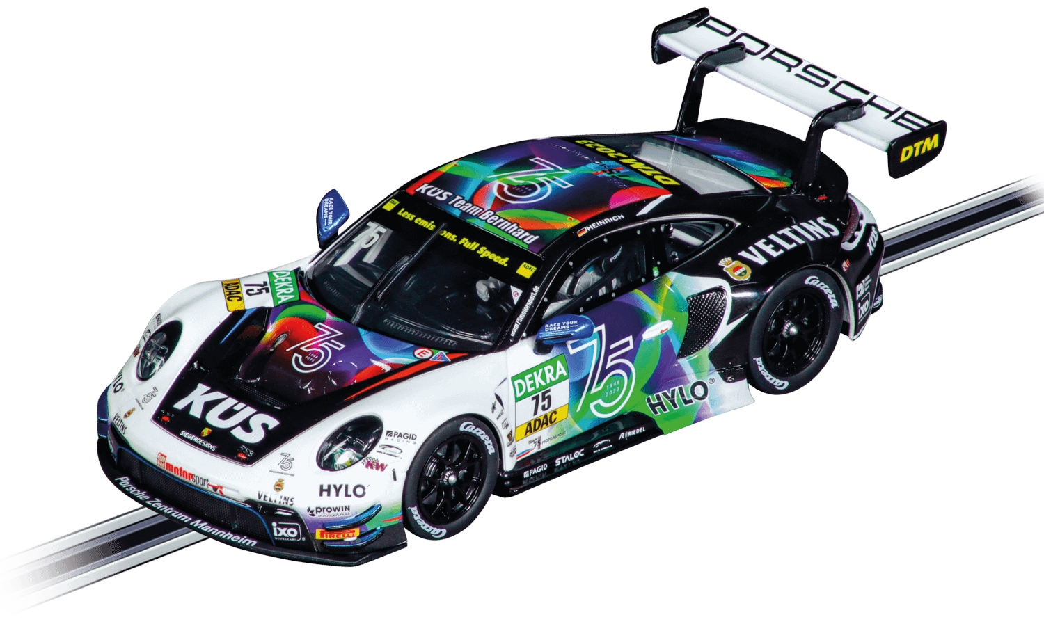 Carrera Evolution 1:32 - Porsche 911 GT3 R Team Bernhard No.75 DTM 2023 - Slot Car Also Suits Scalextric