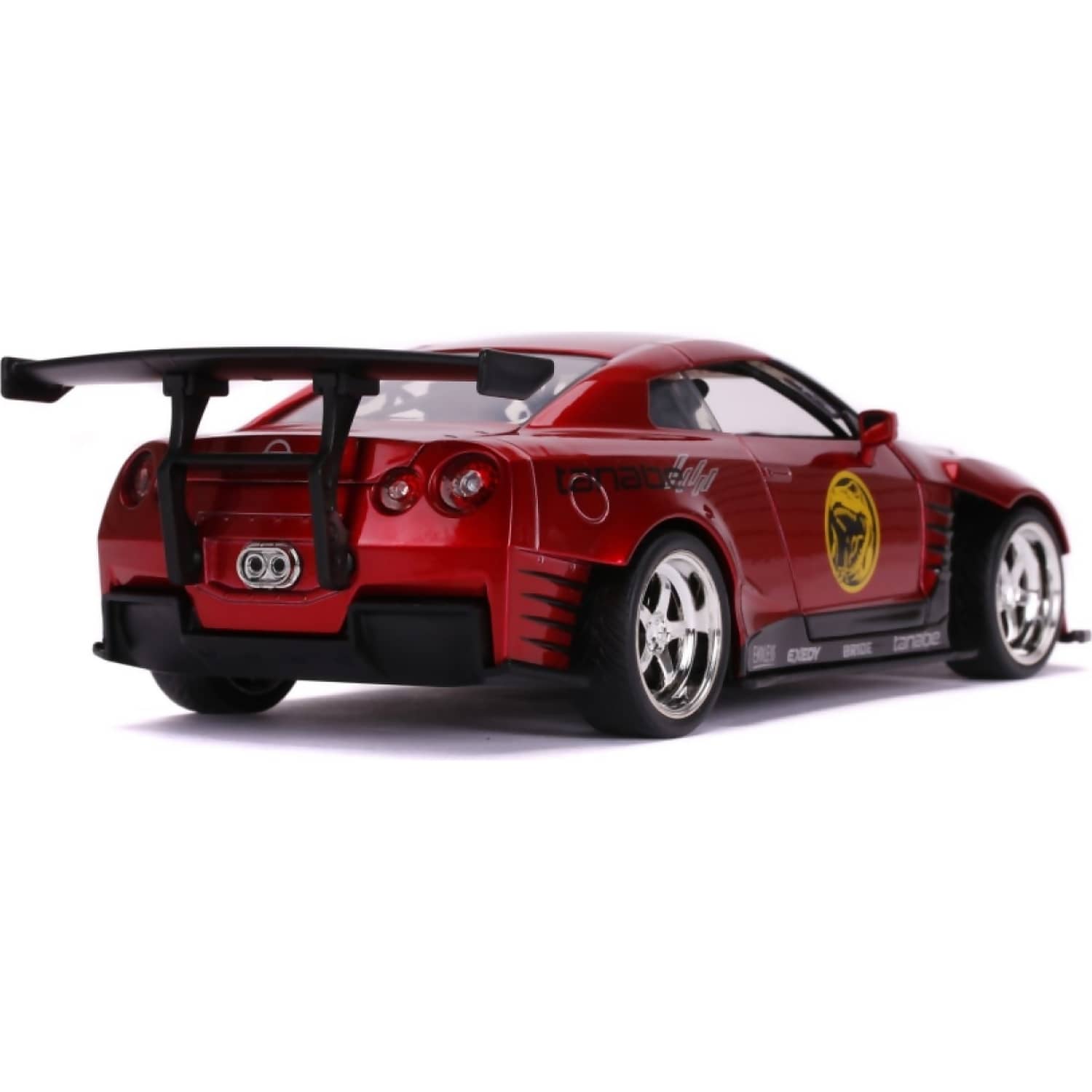 Jada Toys - Power Rangers 2009 Nissan GT-R with Red Ranger 1:24 Scale Diecast Vehicle & Figure Set - Image 7