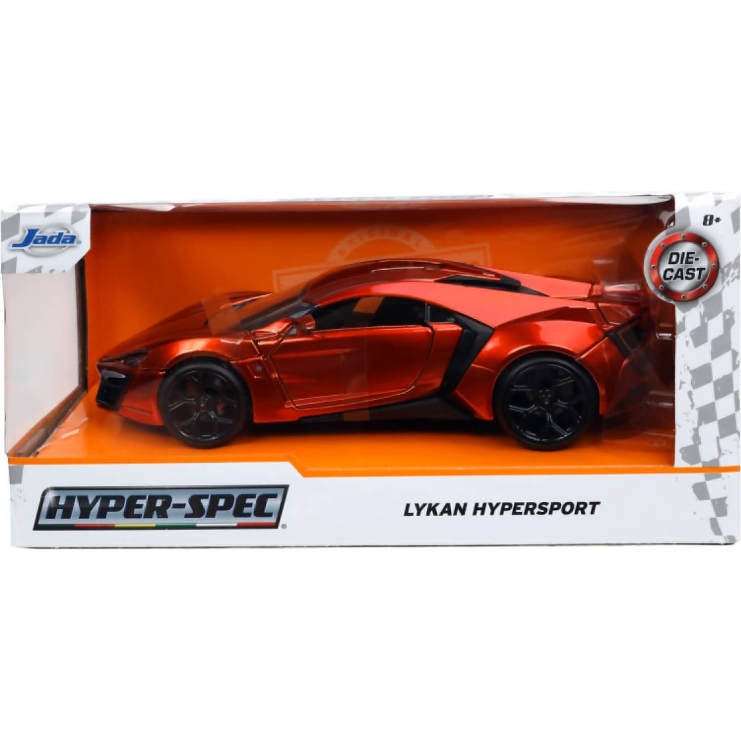 Jada Toys - HyperSpec - Lykan Hypersport Copper 1:24 Scale Diecast Vehicle - Image 8