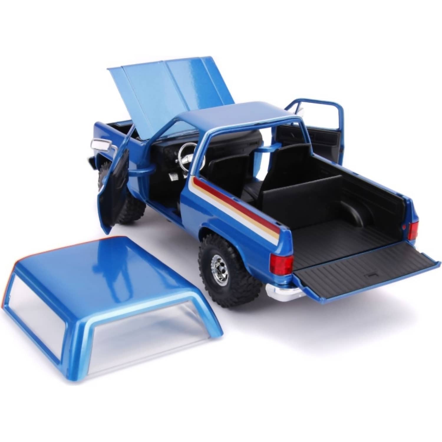 Jada Toys - Just Trucks 1980 Chevy K5 Blazer Blue 1:24 Scale Diecast Vehicle - Image 3