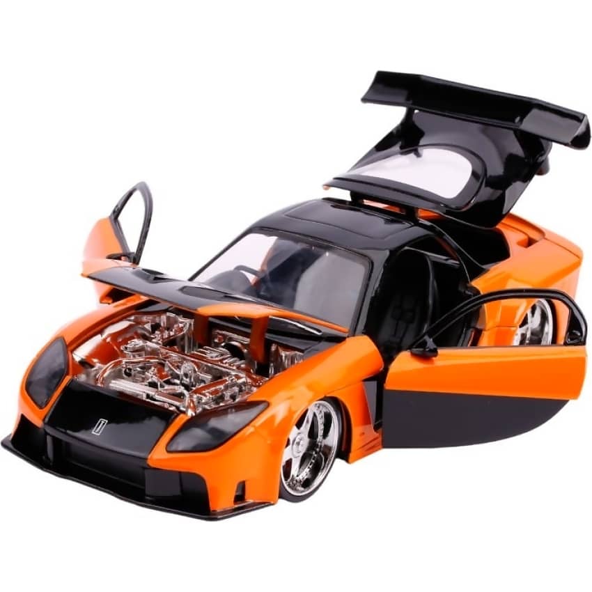 Jada Toys - Fast & Furious Han's Mazda RX-7 1:24 Scale Diecast Vehicle - Image 5