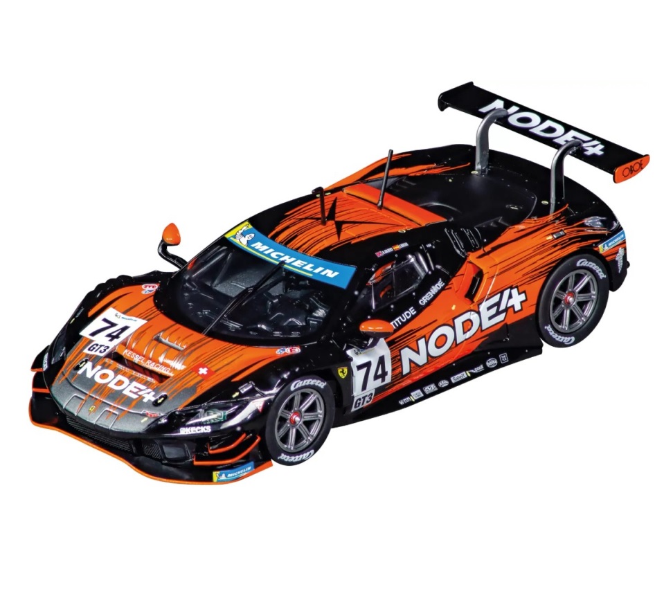 Carrera Evolution 1:32 – Ferrari 296 GT3 Kessel Racing #74 24hr LeMan – Slot Car Also Suits Scalextric