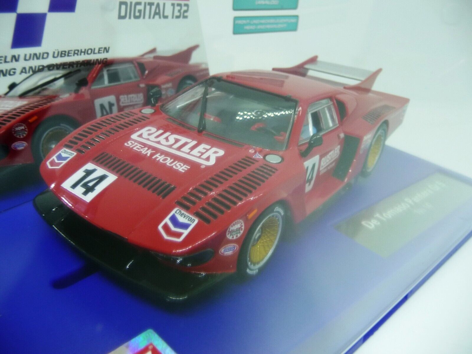 Carrera EVO DIGITAL 1:32 De Tomaso Pantera Gr 5 No 14 slot car also suits scalextric - Image 4