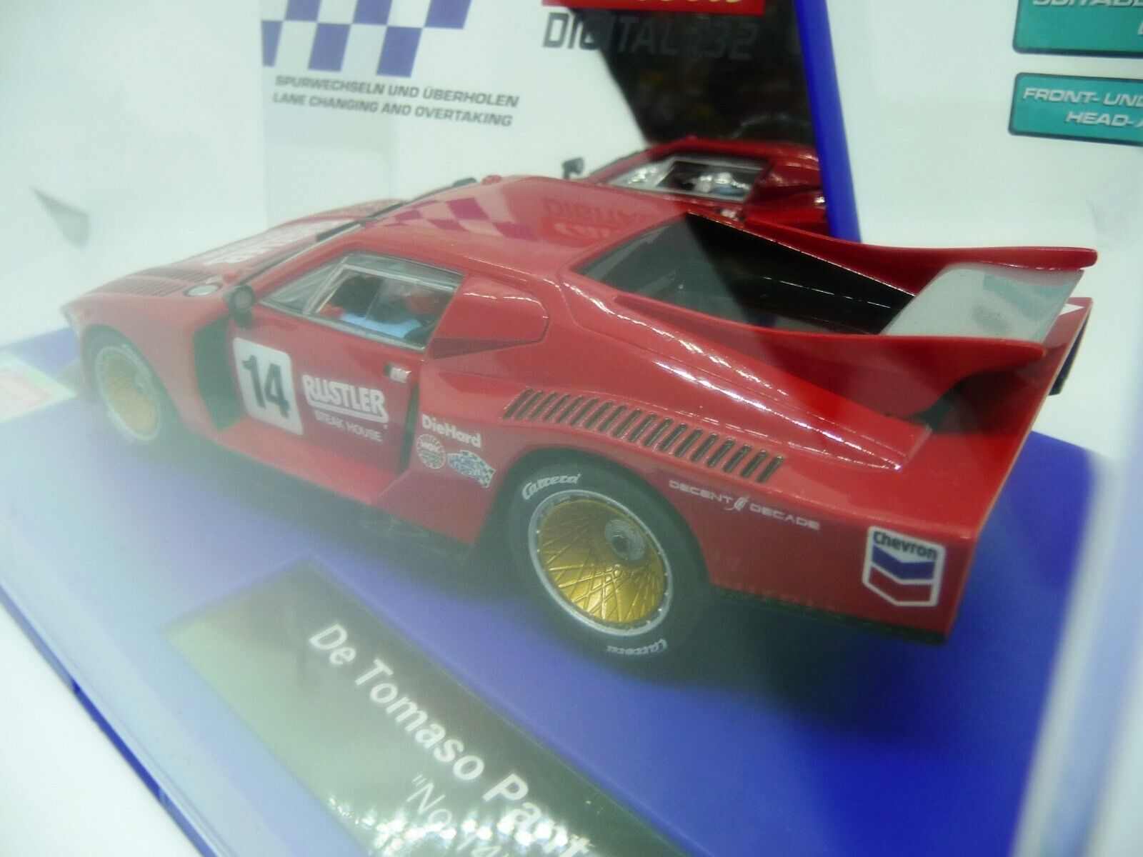 Carrera EVO DIGITAL 1:32 De Tomaso Pantera Gr 5 No 14 slot car also suits scalextric - Image 5