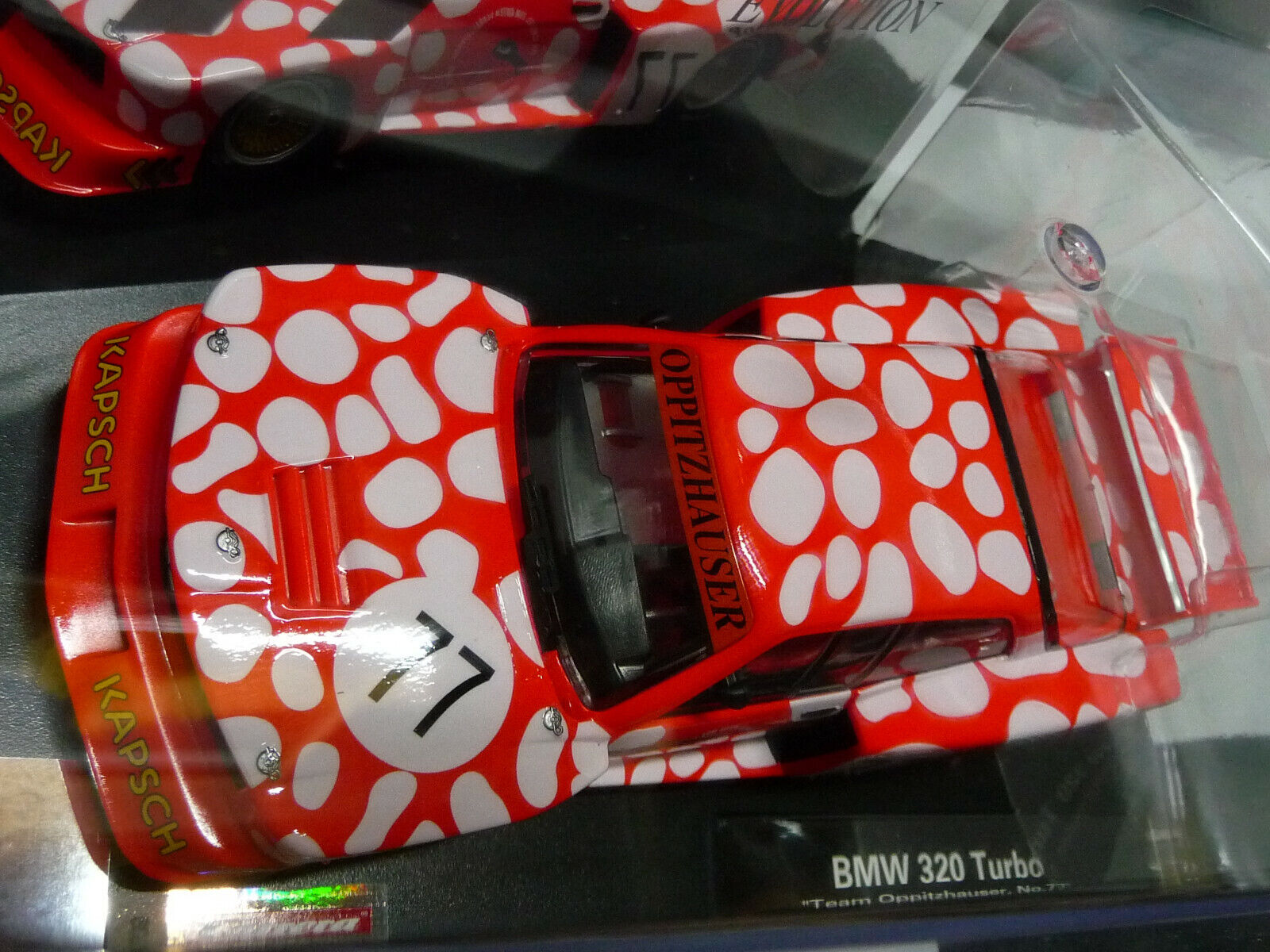 Carrera EVO 1:32 BMW 320 Turbo Team Oppitzhauser No77 slot car also suits scalextric - Image 5