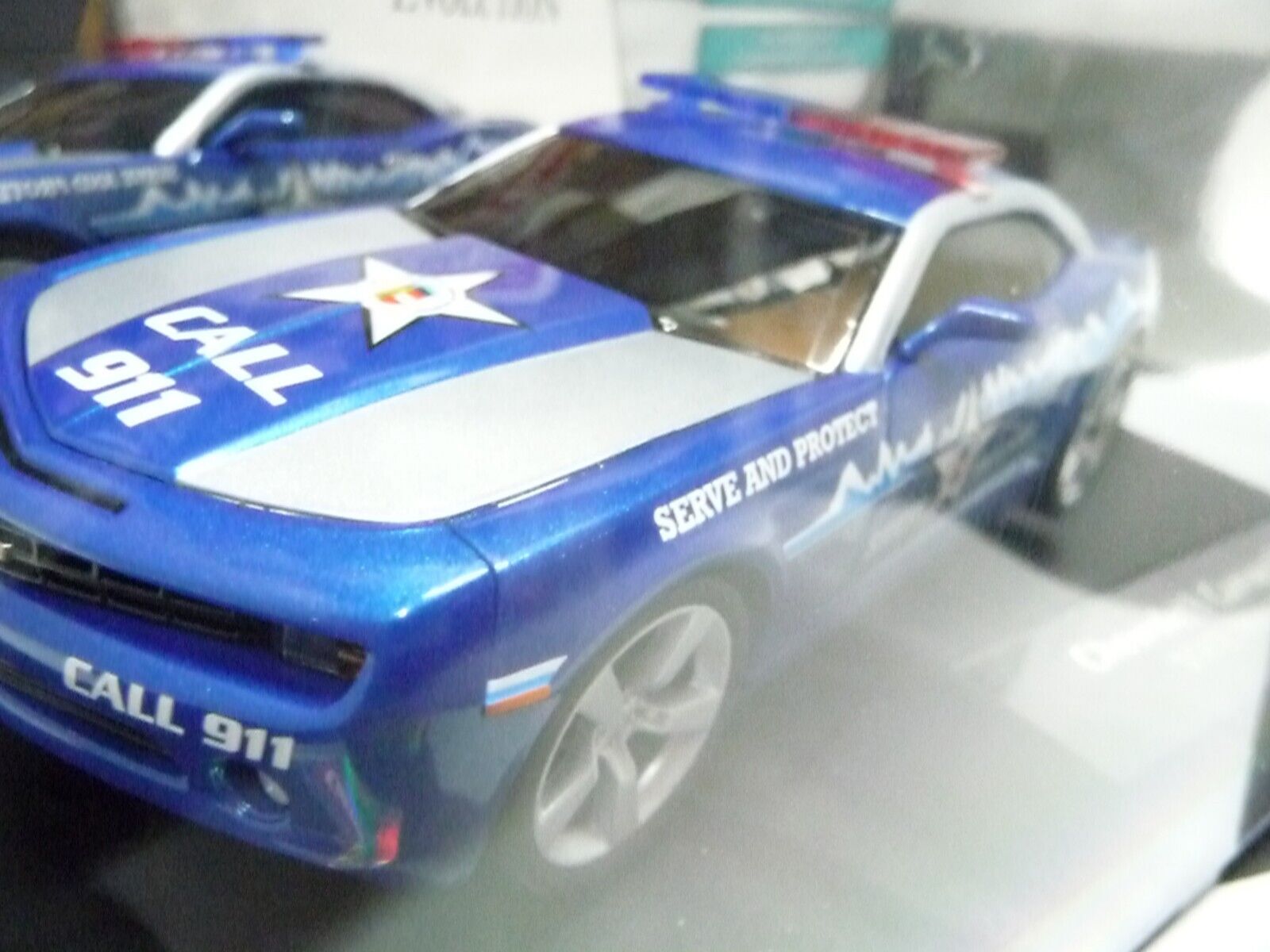 Carrera EVO 1:32 Chevrolet Camaro State Trooper slot car also suits scalex - Image 3