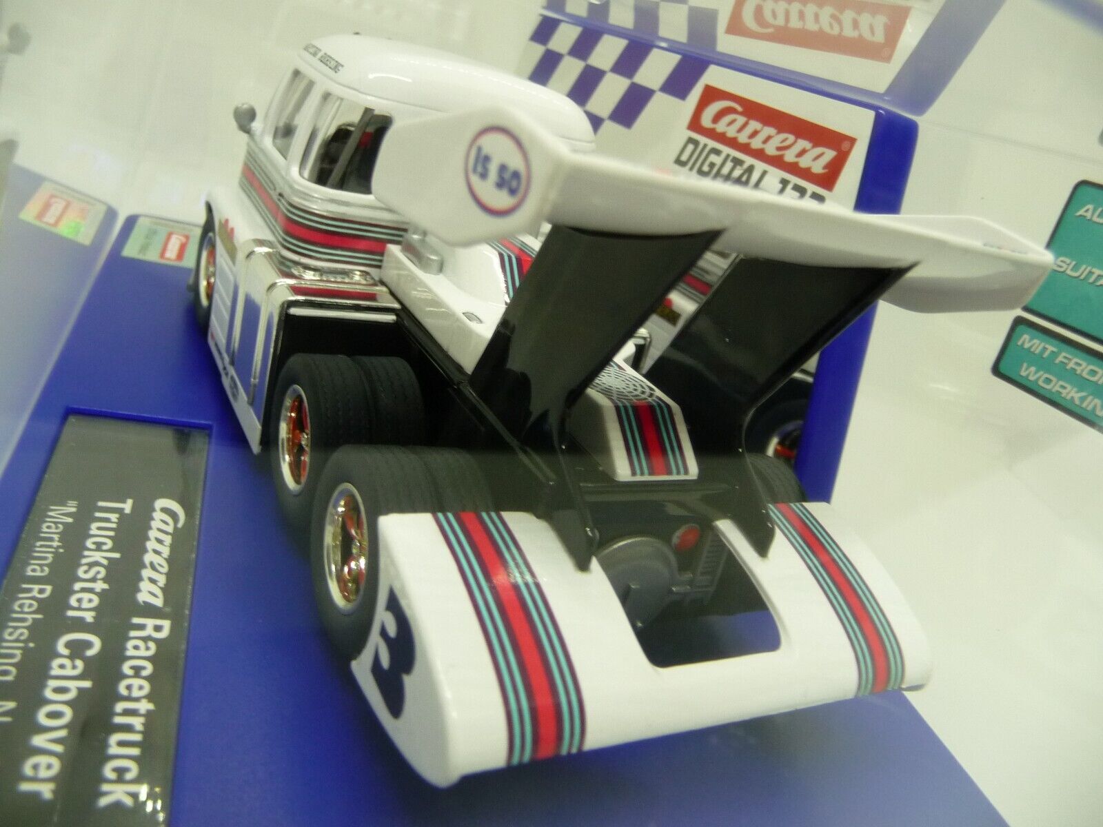 Carrera EVO DIGITAL 1:32 TRUCKSTER CABOVER MARTINA REHSING No.3 slot car also suits scalextric - Image 5