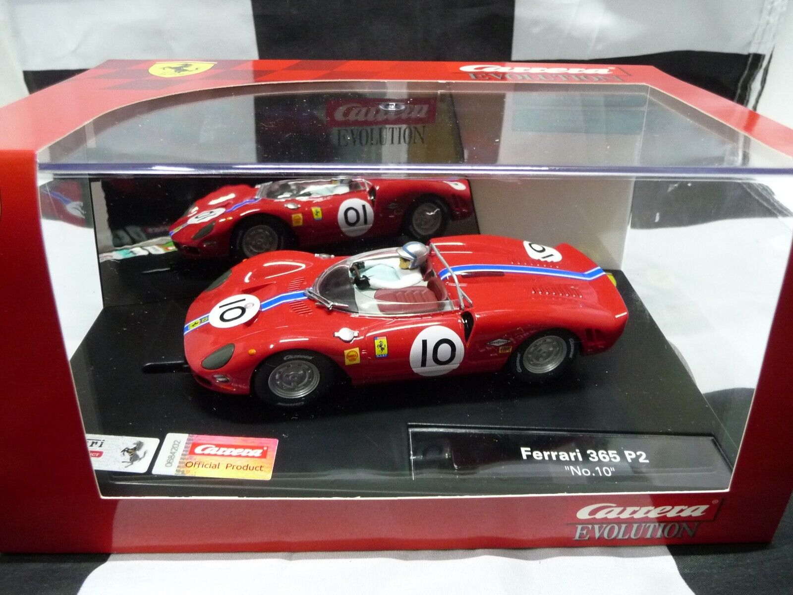Carrera Ferrari 365 P5 No.10 Scale 1:32 slot car also suits Scalextric - Image 3