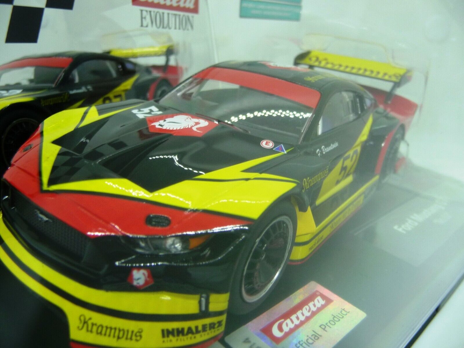 Carrera EVO 1-32 Ford Mustang GTY slot car also suits scalextric - Image 4