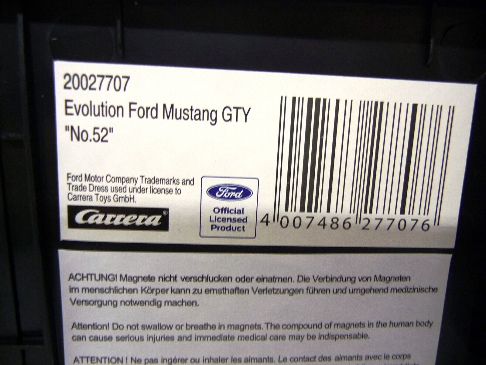 Carrera EVO 1-32 Ford Mustang GTY slot car also suits scalextric - Image 7