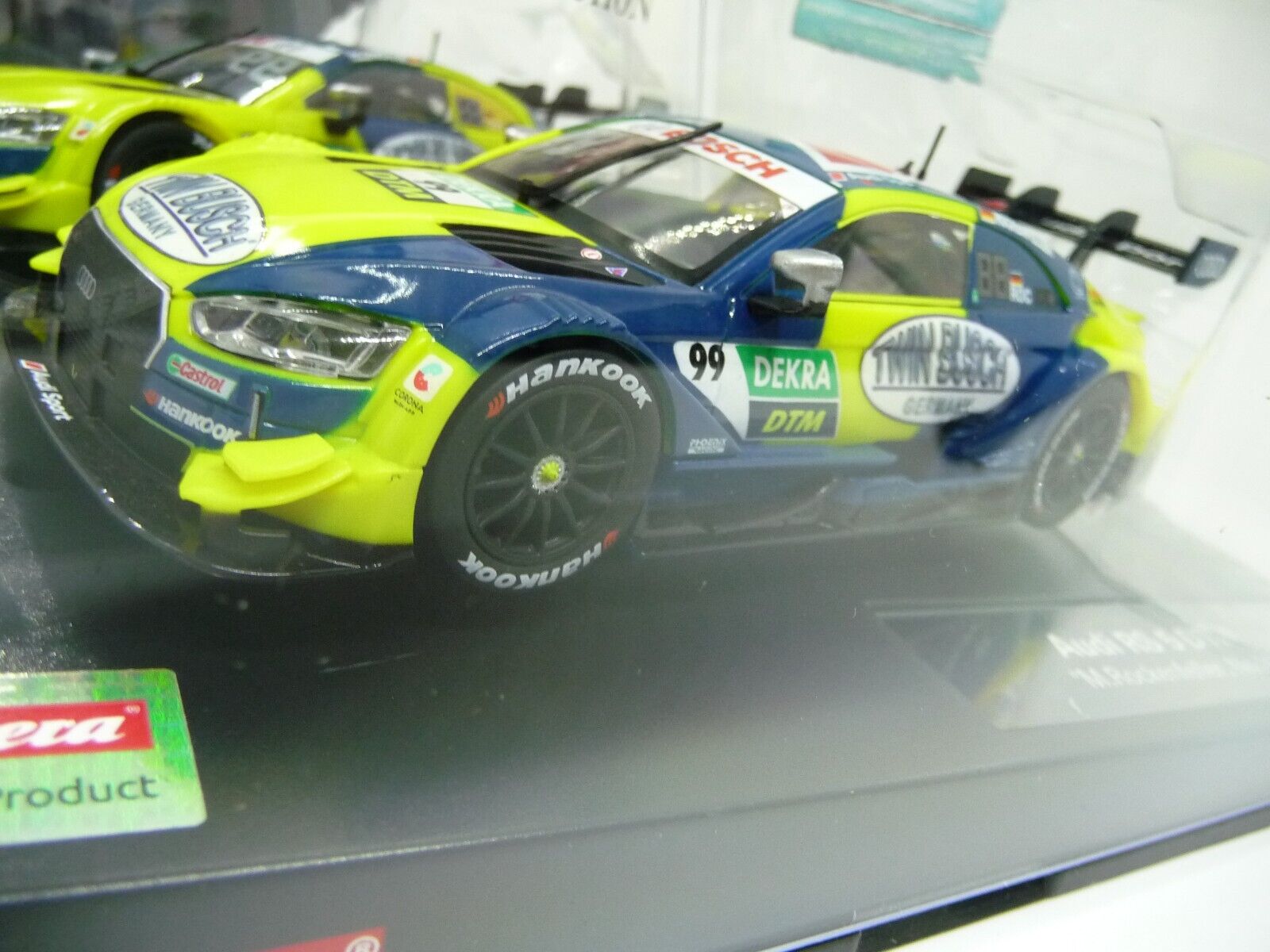 Carrera EVO 1:32 AUDI RS 5 DTM M.ROCKENFELLER NO.99 slot car also suits scalextric - Image 4
