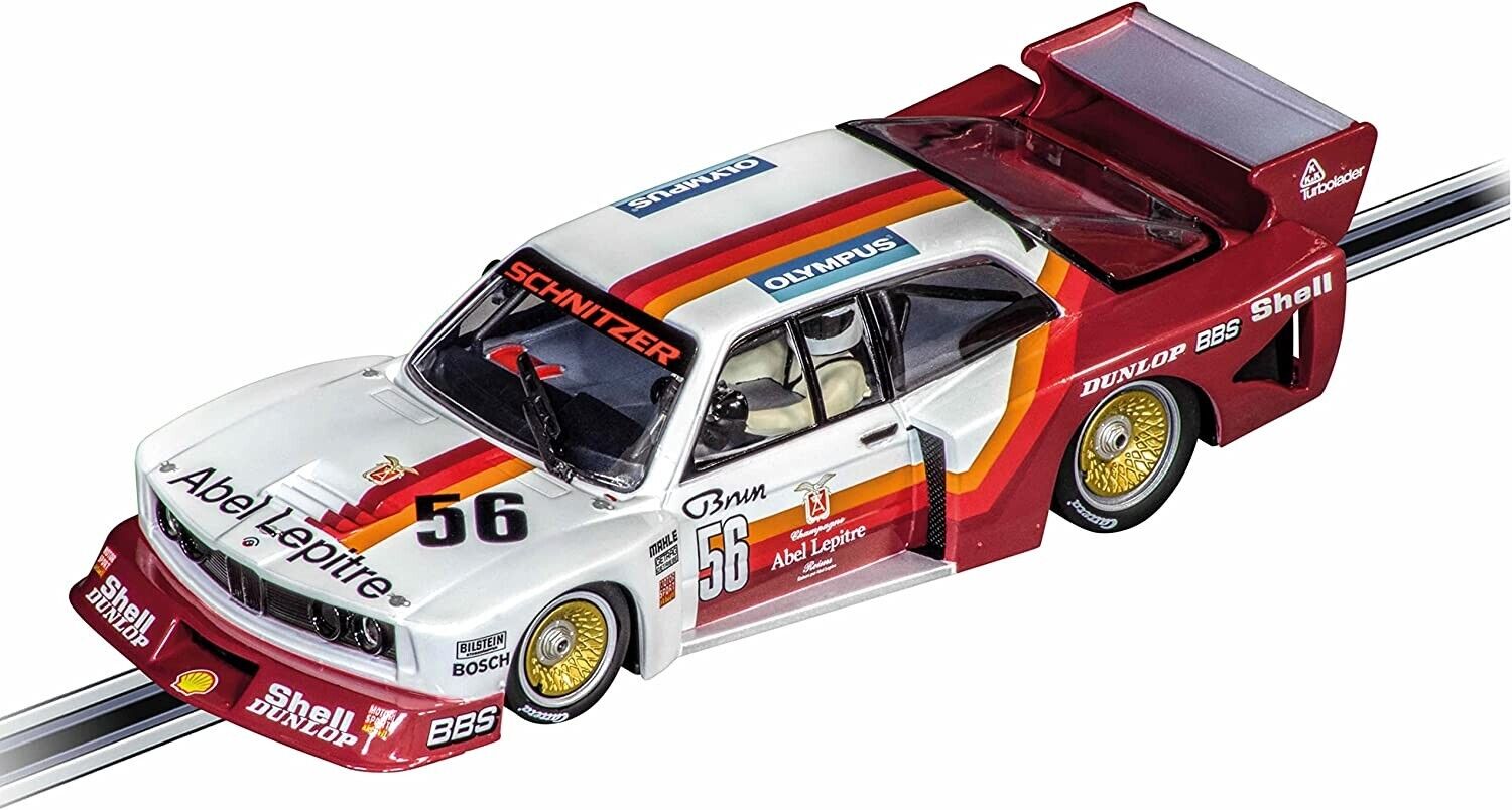 Carrera EVO 1:32 BMW 320 Turbo Team Schnitzer No56 Late 1980 slot car also suits scalextric